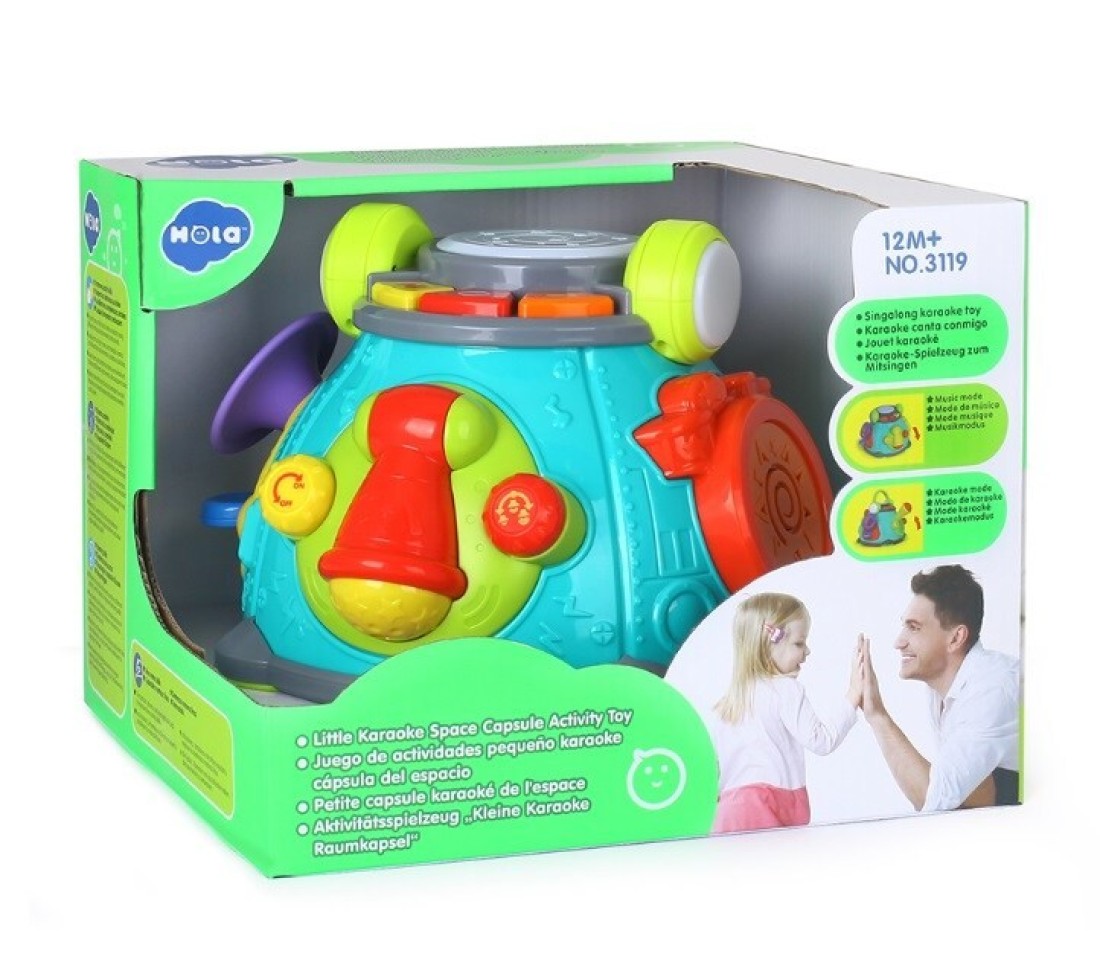 Hola Baby Music Drum Toys Learning Development Musical Keyboard Piano Early Learning Educational Toys for Children
