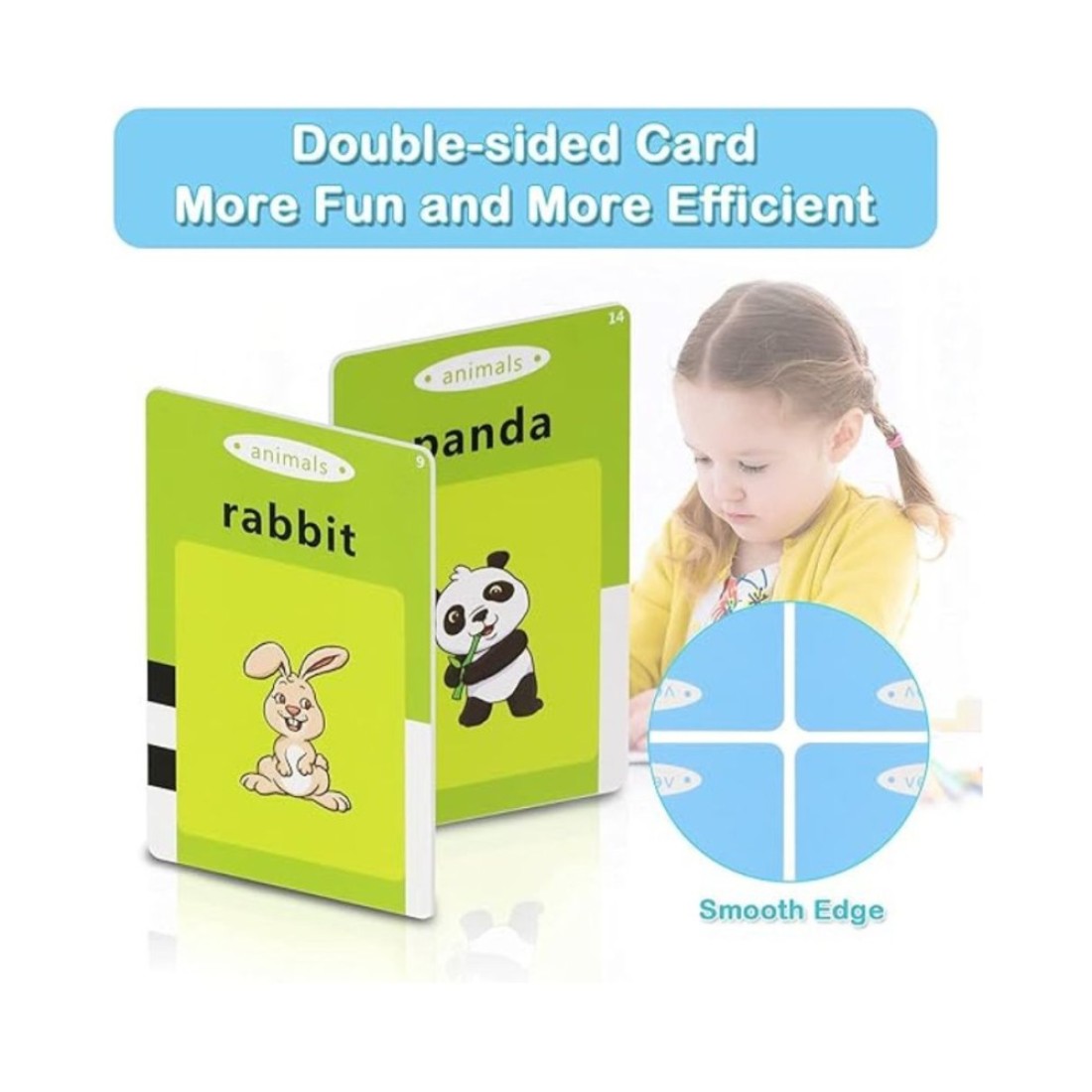 Showay 112 Talking Flash Cards Game for Girls Toddler Toy