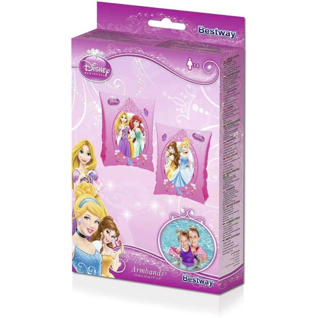 Bestway Disney Princess Armband Pink 23x15cm Pack of 2