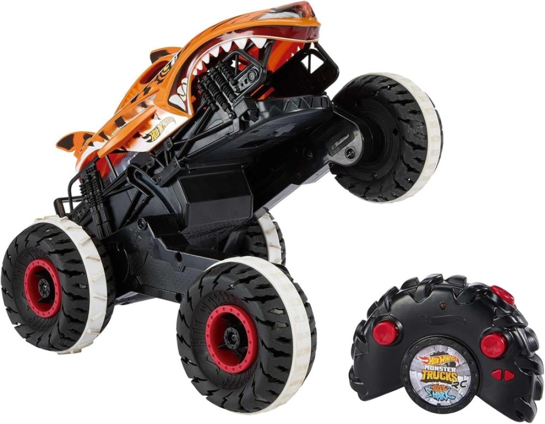 شاحنة هوت ويلز R/C Monster Truck Tiger Shark HGV87
