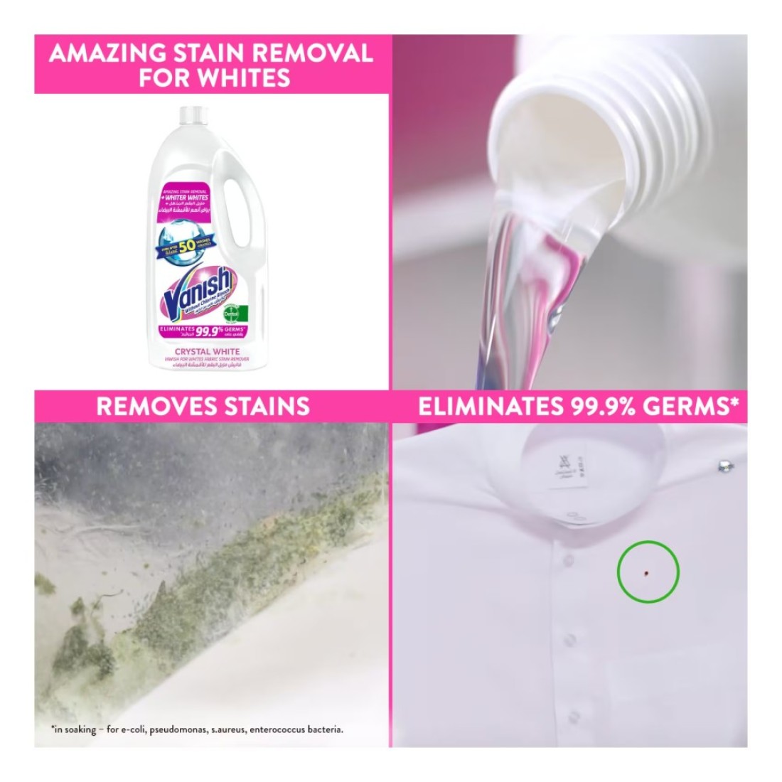 Vanish Fabric Stain Remover Pink 1.8L