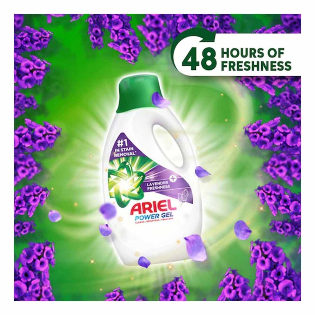 Ariel Power Gel Liquid Detergent Original 1.8L Pack of 4