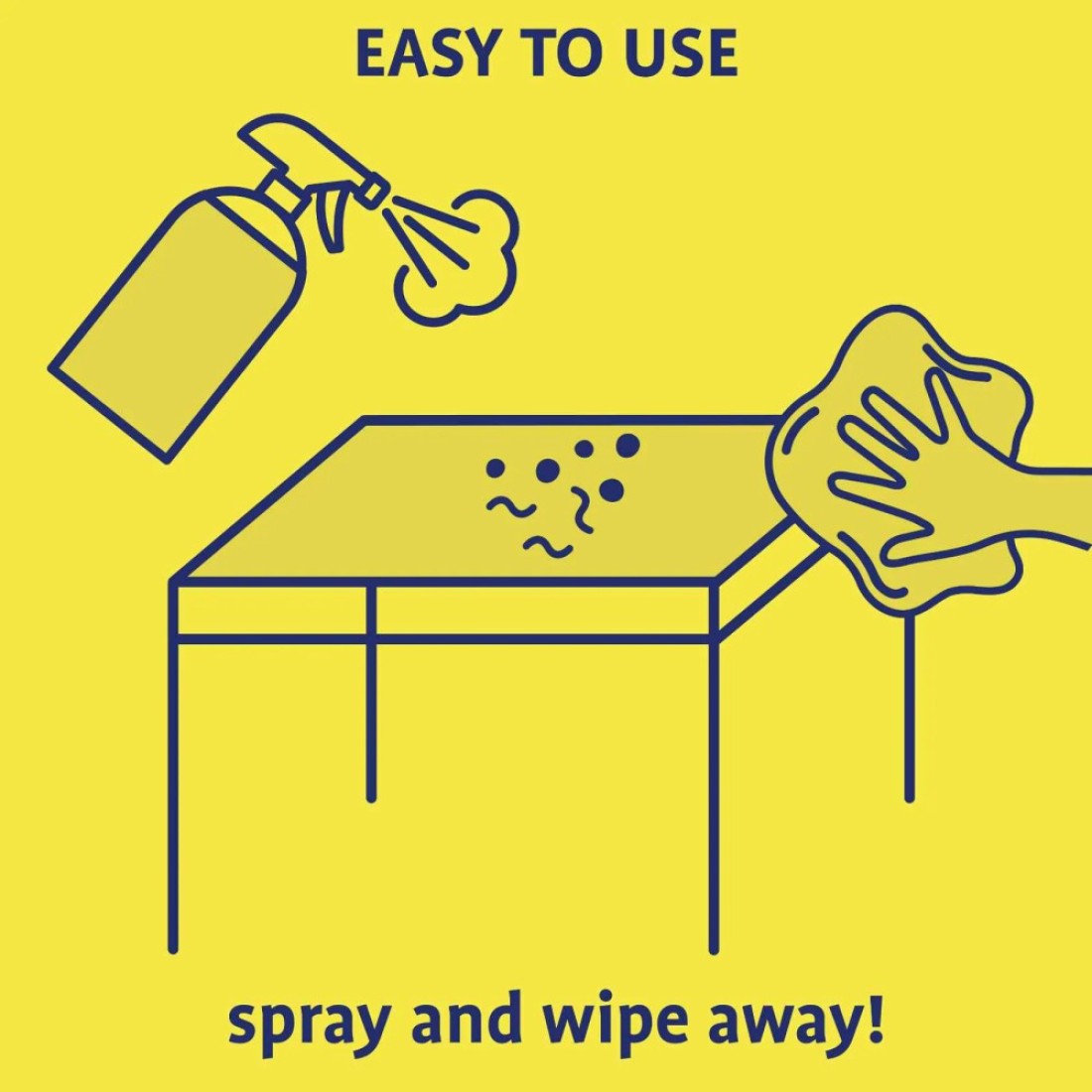 Originally Yellow All-Purpose Vinegar Cleaner Spray Organic Lemon 470ml