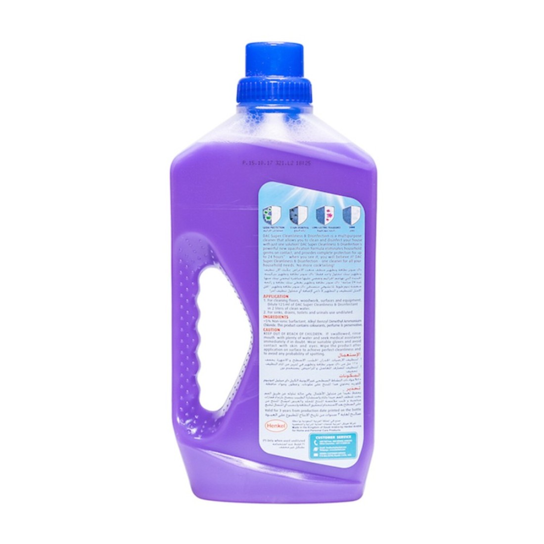 Dac Gold Multi-Purpose Disinfectant &amp; Liquid Cleaner Lavender 1L