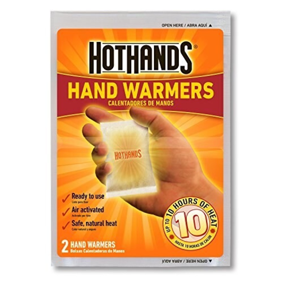 HotHands Hand Warmers Long Lasting Natural Odorless Air Activated Warmers Up to 10 Hours of Heat 40 Pair