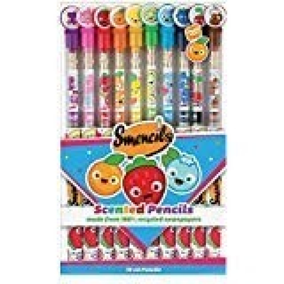 Smencils Patented Gourmet Scented Graphite HB 2 Pencils Made from Recycled Newspapers 10 Count Gifts for Kids School Supplies
