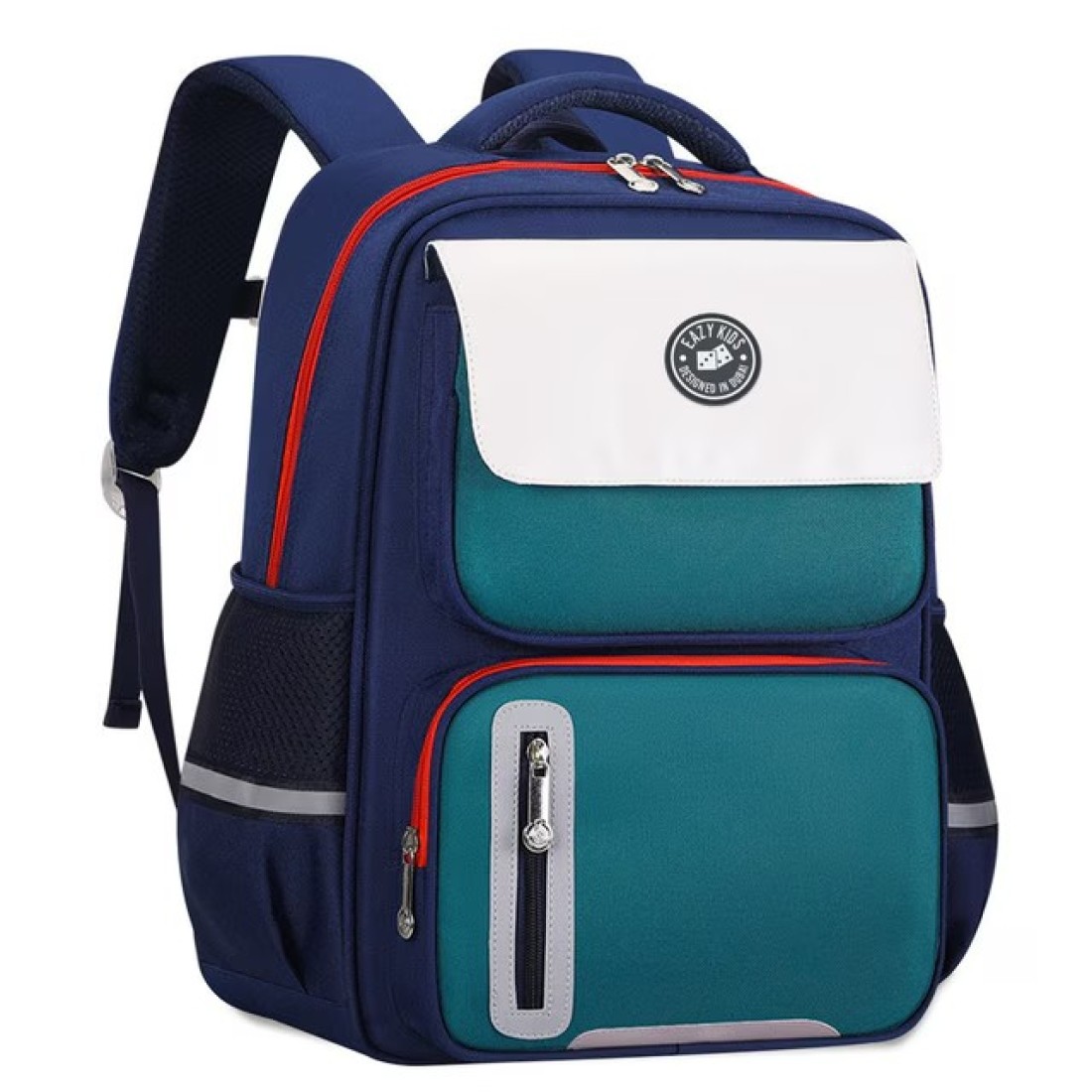 Eazy Kids - Back to School - 16&quot; Ergonomic School Bag - Blue