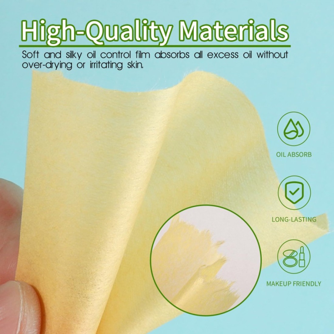 300 Sheets Blotting Paper HNYYZL Oil Absorbing Sheets for Oily Skin Oil Control for Face Makeup Blotting Paper Natural Oil Absorbing Facial Blotting Sheets for Oily Skin Care Pack of 3