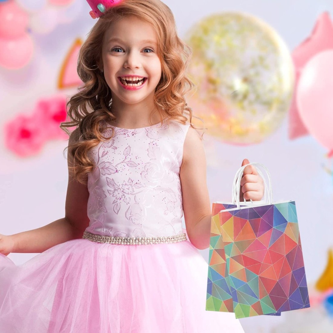 ESSEN Gift Bags For Kids Birthday Party Favors - 12 Pcs
