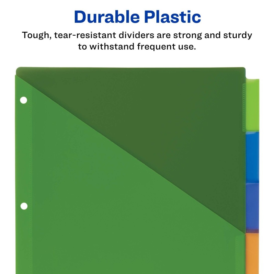 Avery Dividers for 3 Ring Binders 5Tab Binder Dividers TwoPocket Plastic Binder Dividers Insertable Big Tabs Multicolor 3 Sets 71906