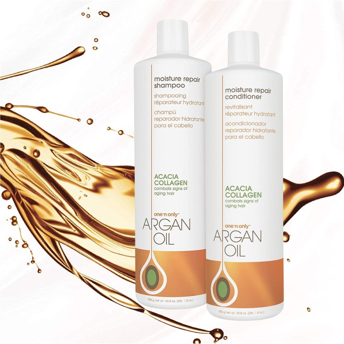 One n Only Argan Oil Moisture Repair Shampoo And Conditioner Set 33 Oz Each