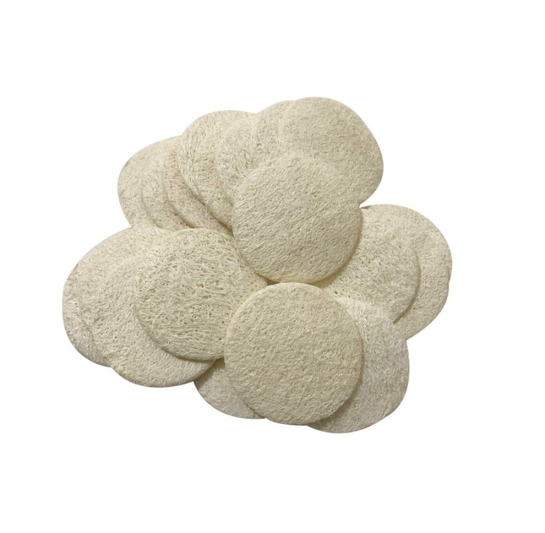 36 Loofah Loofa Facial Complexion Skin Discs Pads Set of 6 Bags Each Bag has 6 disks