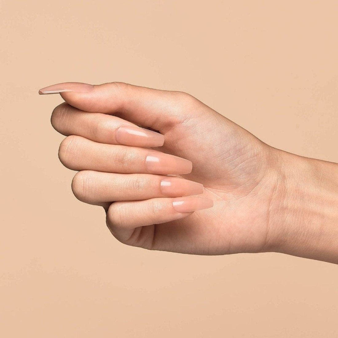 KISSBare but Better Press On Nails Nail glue included Nude Drama Nude Long Size Coffin Shape Includes 28 fake nails pink gel nail glue net wt 2g 7 oz mini file and manicure stick