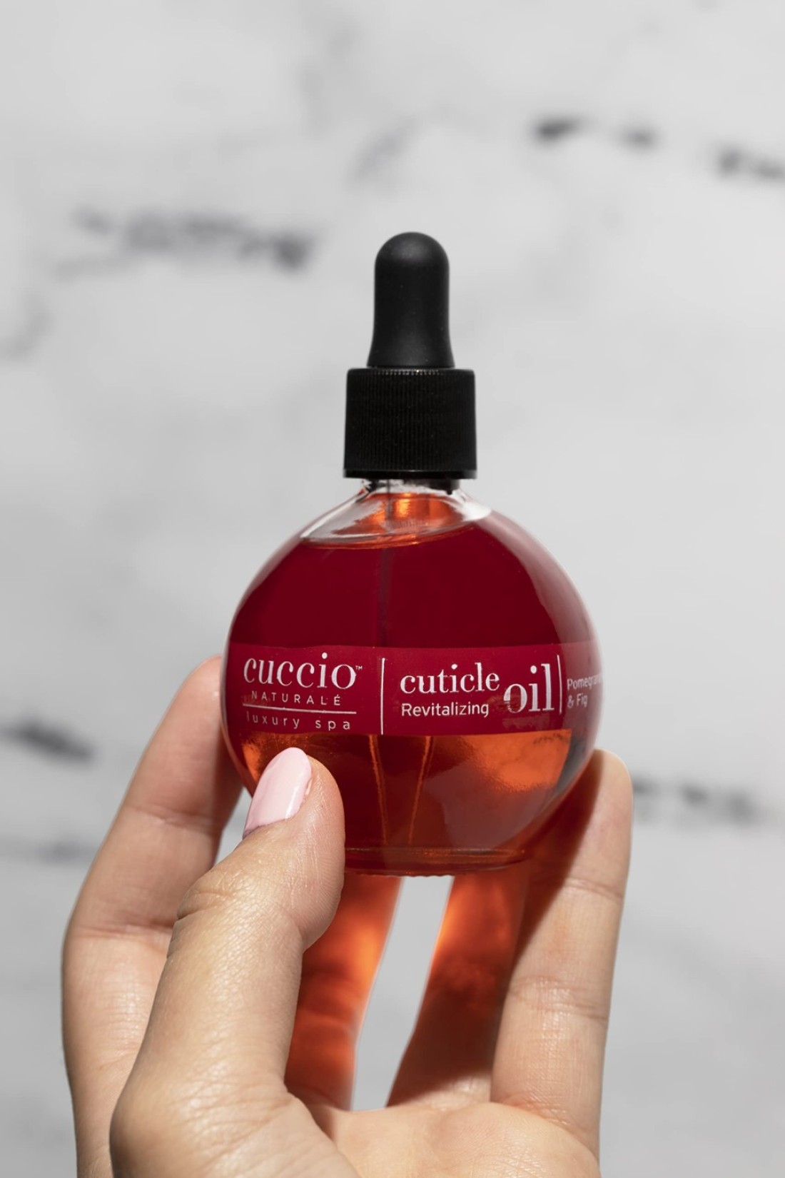 Cuccio Naturale Revitalizing Cuticle Hydrating Oil For Repaired Cuticles Overnight Remedy For Damaged Skin And Thin Nails Paraben CrueltyFree Formula Pomegranate And Fig 25 Oz