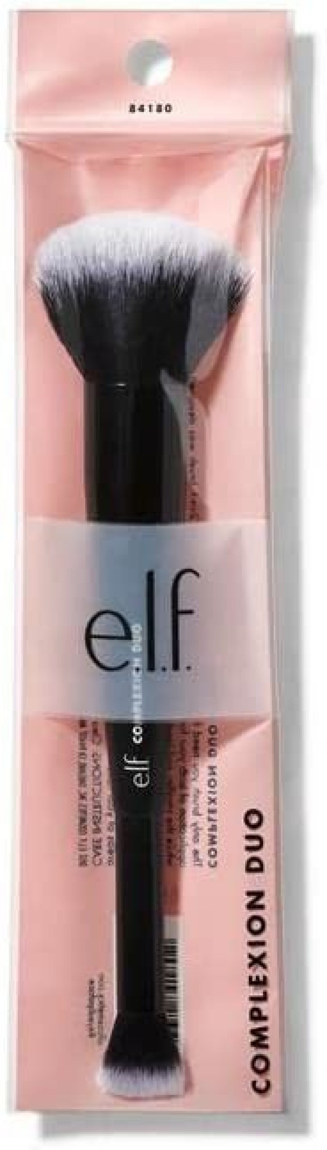 E.L.F. Complexion Duo Brush, Foundation &amp; Concealer Applicator, Airbrushed Finish