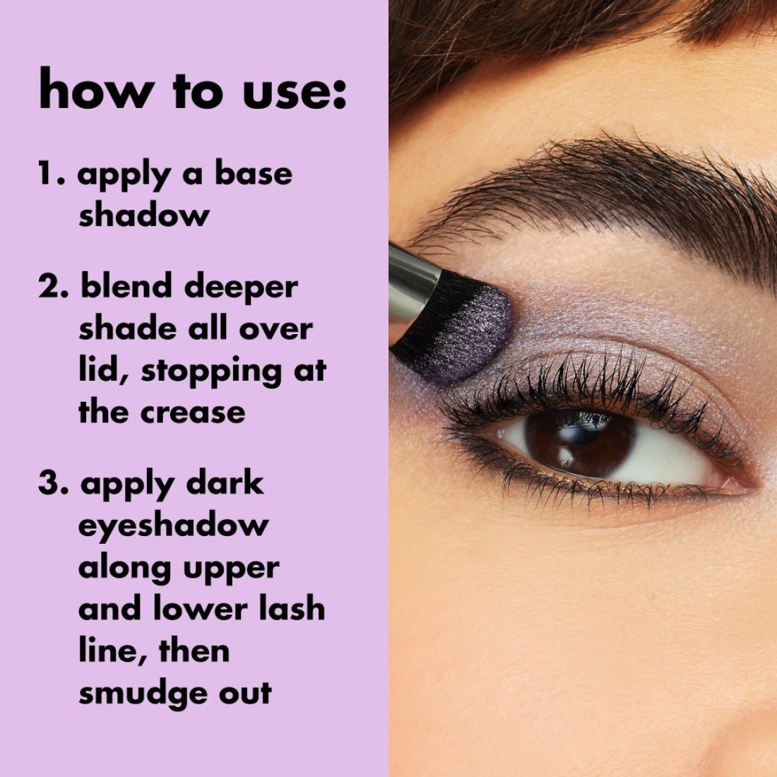 elf Smoky Eye Brush Kit Synthetic 5Piece Set 82021 Brush Handle Color May Vary
