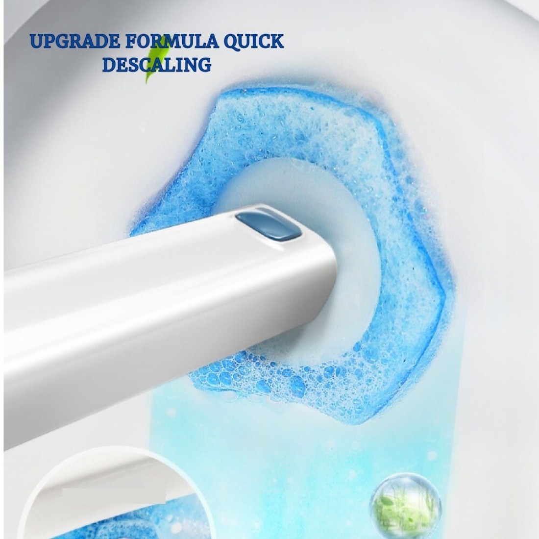 Disposable Toilet Bowl Brush Refills 30 pcs, Bathroom Scrubber Wand Replacement Cleaner Pads for Sink Bathtub Wash Basin &amp; Toilet Bowl.