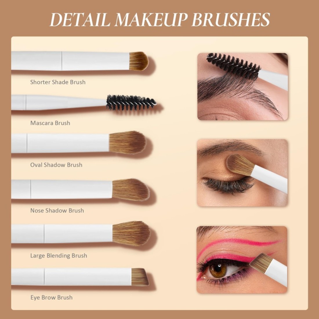 Makeup Brushes With Case 20PCs Professional Makeup Brush Set Foundation Powder Eyeshadow Brush Set Eyebrow Concealer Contour Travel Brushes Kit with Holder 2 Powder PuffWhite