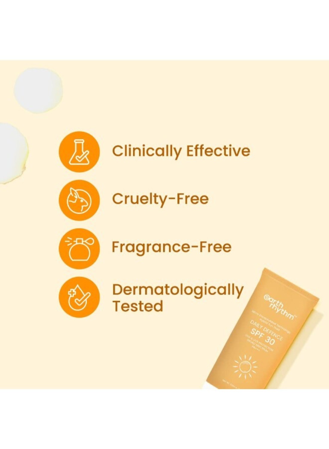 Spf 30 - Hybrid Sun Fluid (Tube) Pa+++ Daily Defence Uva Uvb Protection Liposomal Encapsulated Technolog