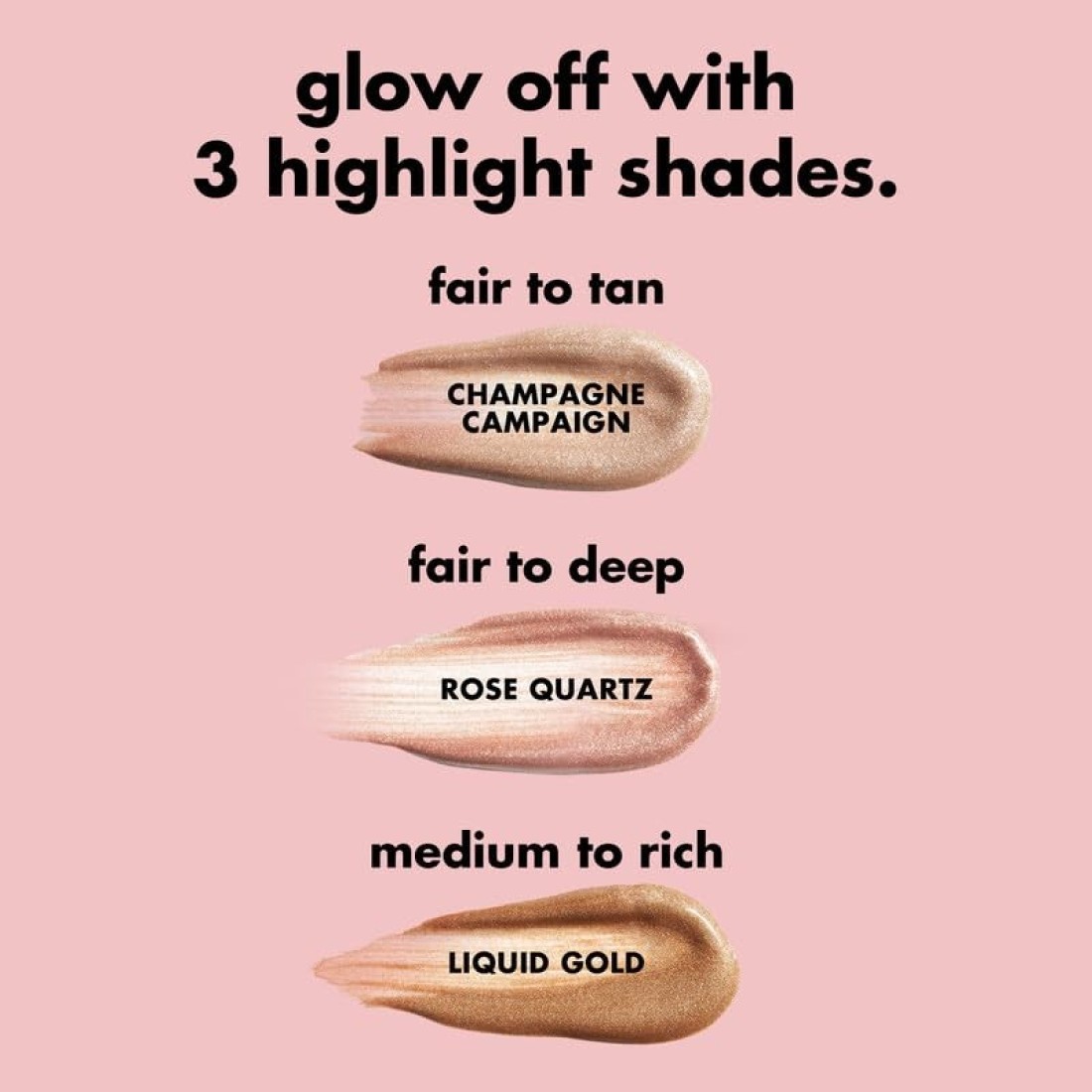 elf Halo Glow Highlight Beauty Wand Liquid Highlighter Wand For Luminous Glowing Skin Buildable Formula Vegan CrueltyfreeChampagne Campaign