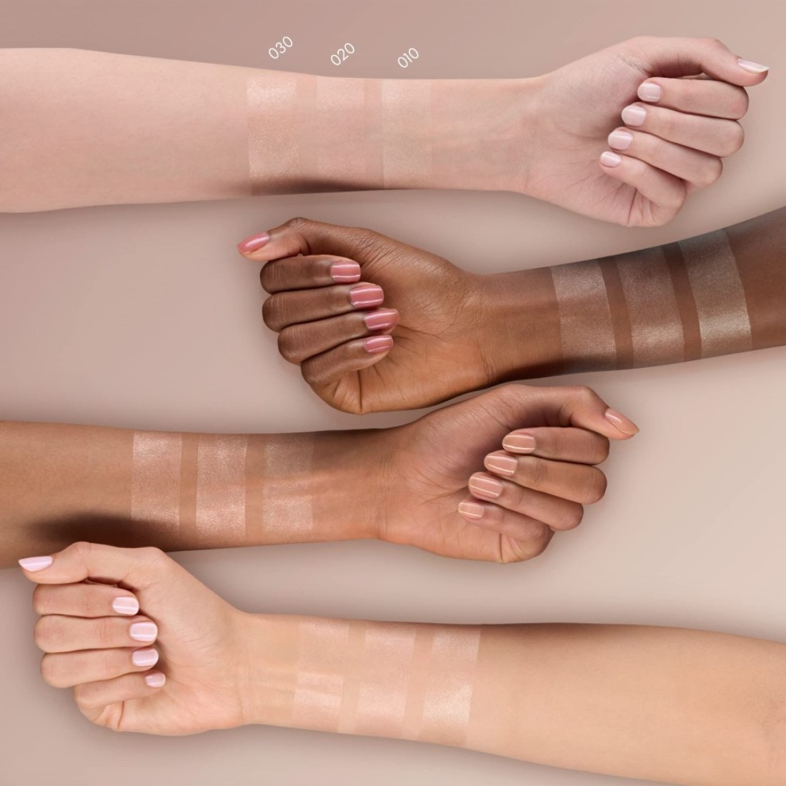 CatriceAll Over Glow Tint MultiUse Liquid Highlighter Eyes Cheeks Lips Body WIth Vitamin C Niacinamide Longlasting Lightweight Vegan Cruelty Free 030 Sun Dip