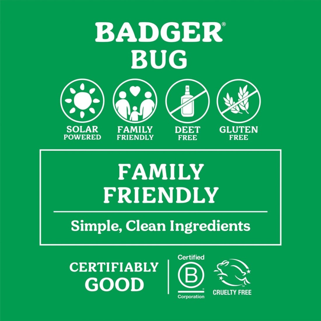 Badger AntiBug Shake Spray DEETFree Natural Bug Spray EcoFriendly Certified Organic Mosquito Spray Great for Kids Insect Repellent 4 Fl Oz