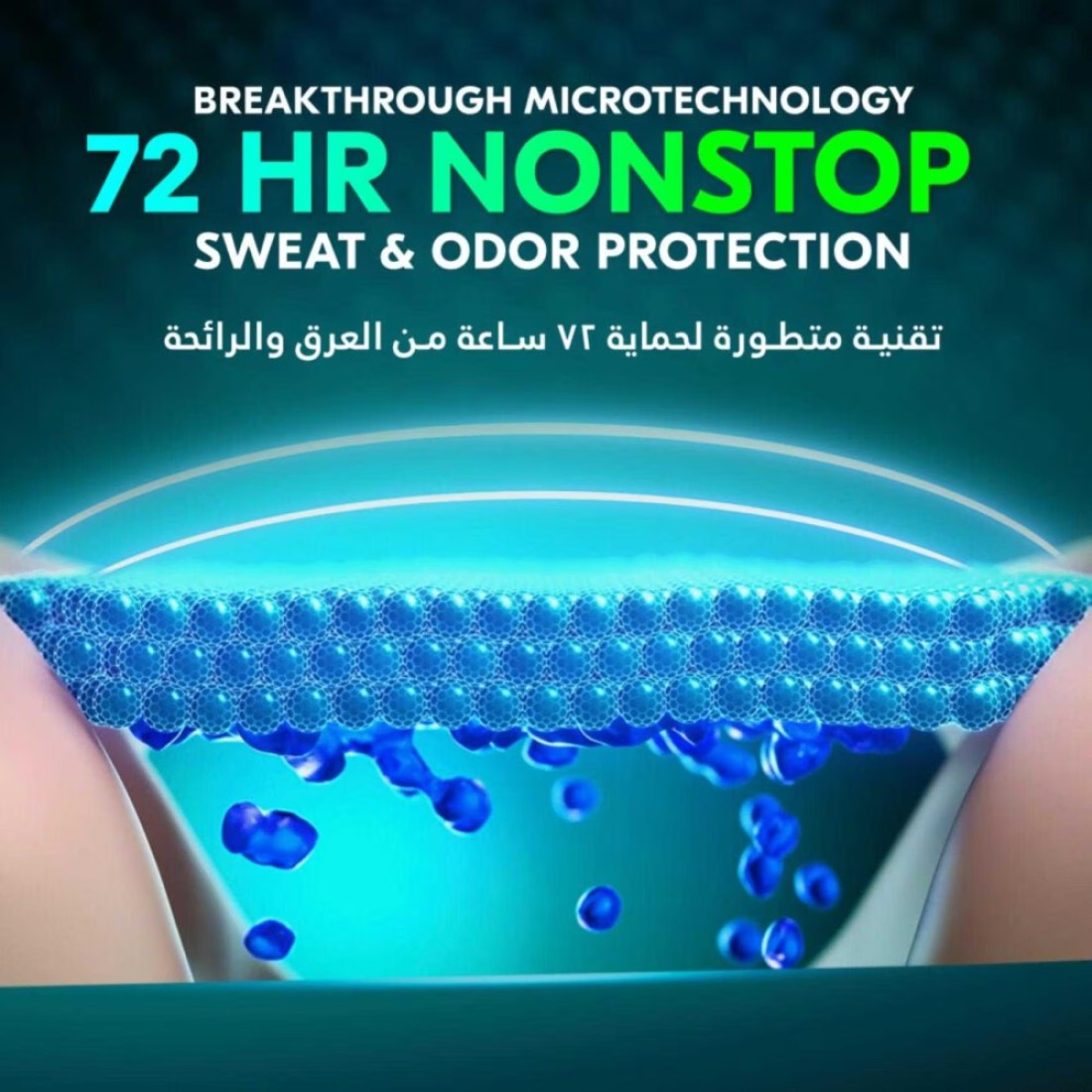 ريكسونا مزيل عرق للرجال ببكرة دوارة مضاد للبكتيريا + غير مرئي 50 ملل