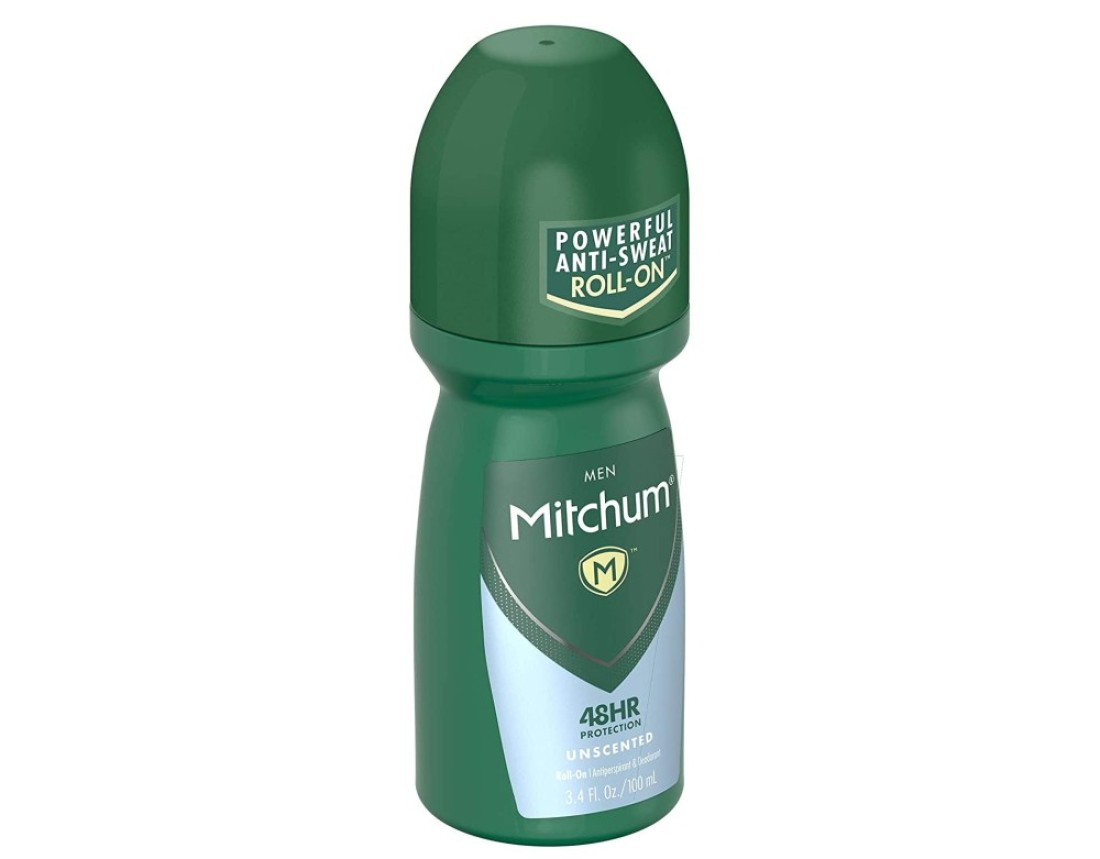 Mitchum Invisible AntiPerspirant Deodorant RollOn Unscented 34 oz Pack of 4