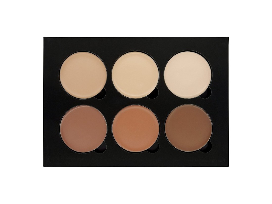 W7 Lift Sculpt Cream Contour Kit Concealing Highlighting Contouring Makeup Palette StepbyStep Instructions Included
