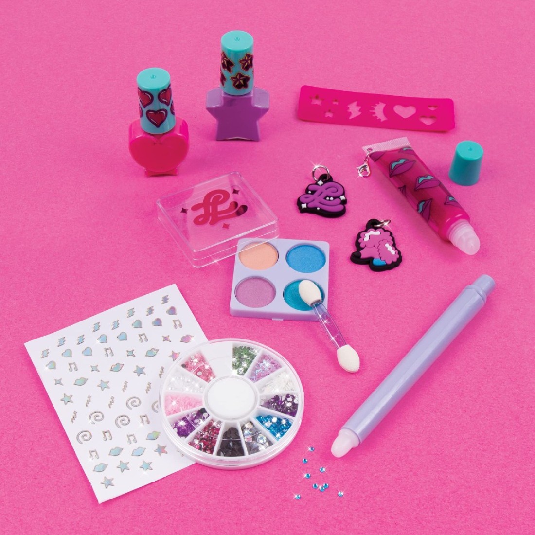 That Girl Lay Lay Slay All Day Cosmetic Expressions 12 Piece Set Make It Real Nickelodeon NailsEyesLipsStyle Beauty Makeup Kit Nail Art Tweens Girls Kids Ages 6