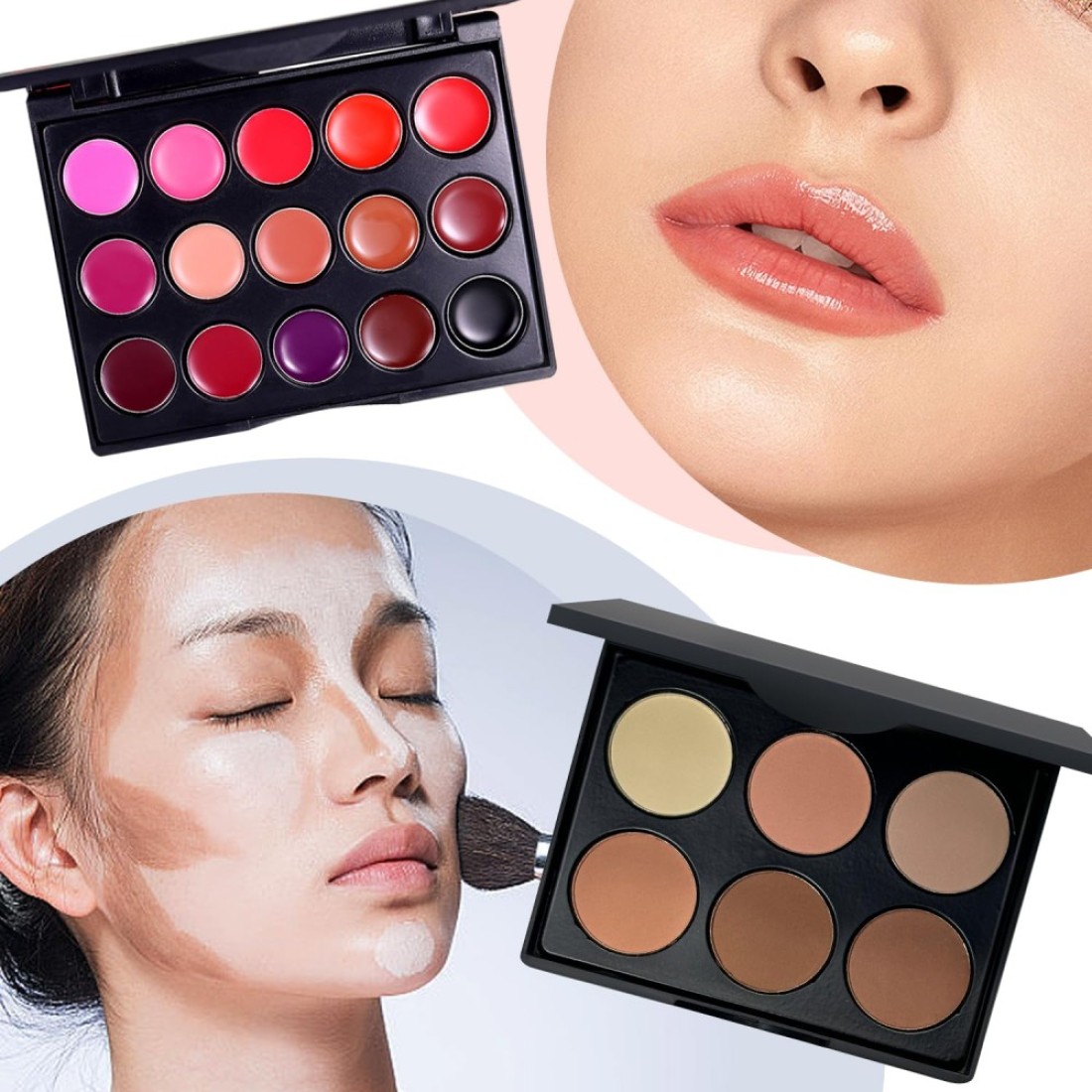 Makeup Kit Allinone Makeup Gift Set for Women Full Kit Eyeshadow Palette Lip Gloss Set Lipstick Blush Foundation Concealer Mascara Eyebrow PencilInclude Brush SetKIT019