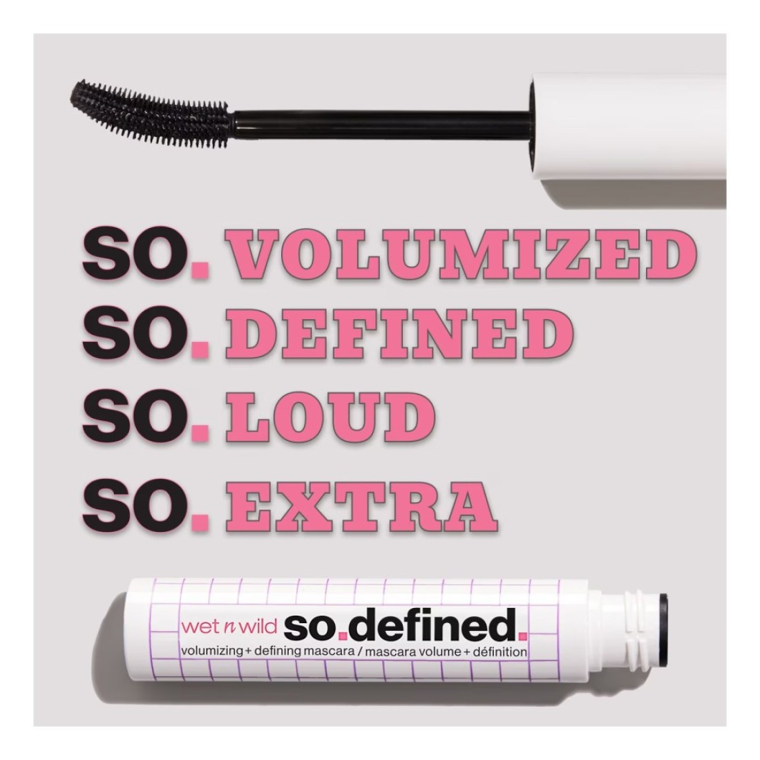 Wet n Wild So Defined Volumizing Plus Defining Mascara Black 10ml