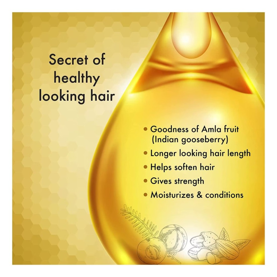 Dabur Amla Gold Hair Oil Clear 300ml