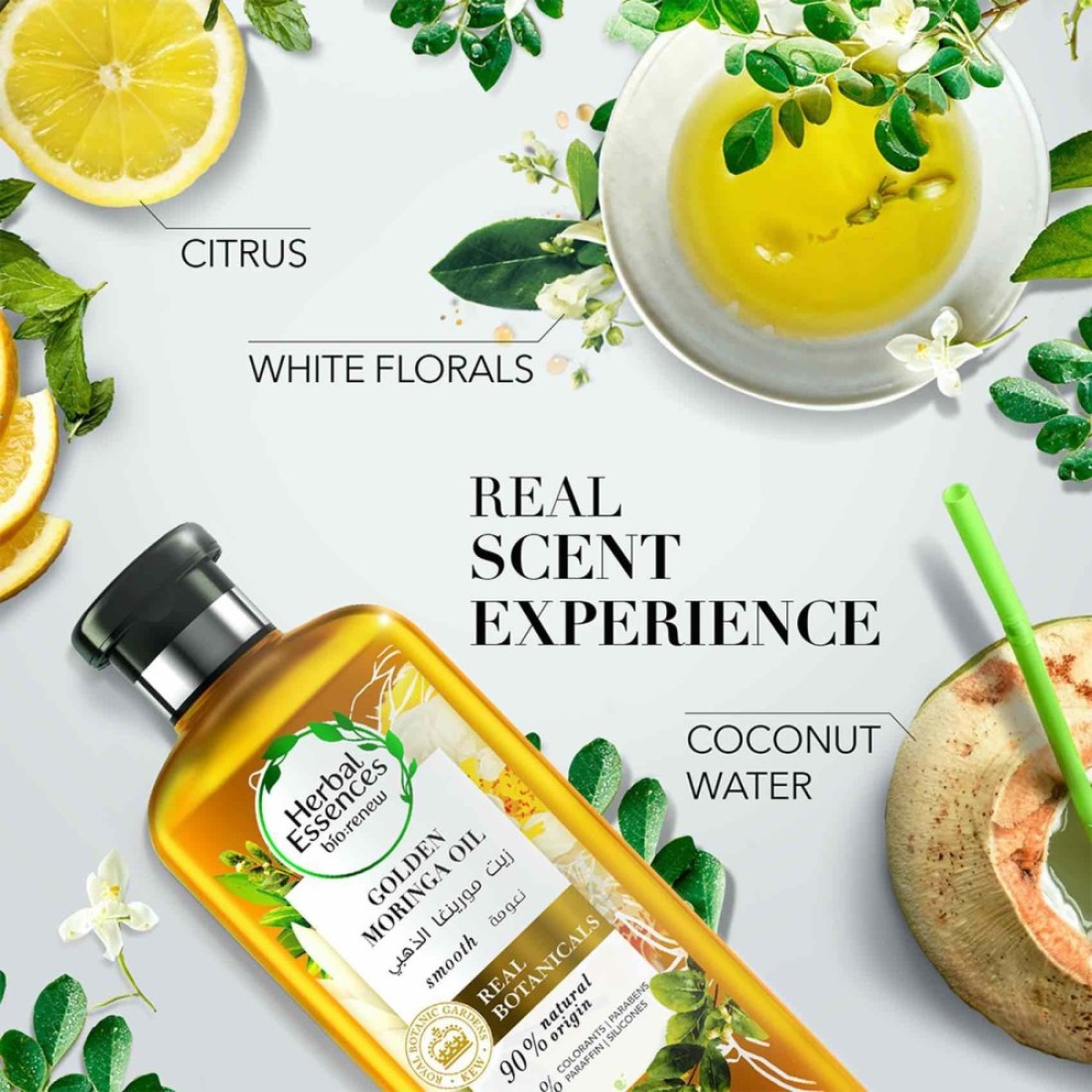 Herbal Essences Bio Renew Smooth Golden Moringa Oil Shampoo 400ml