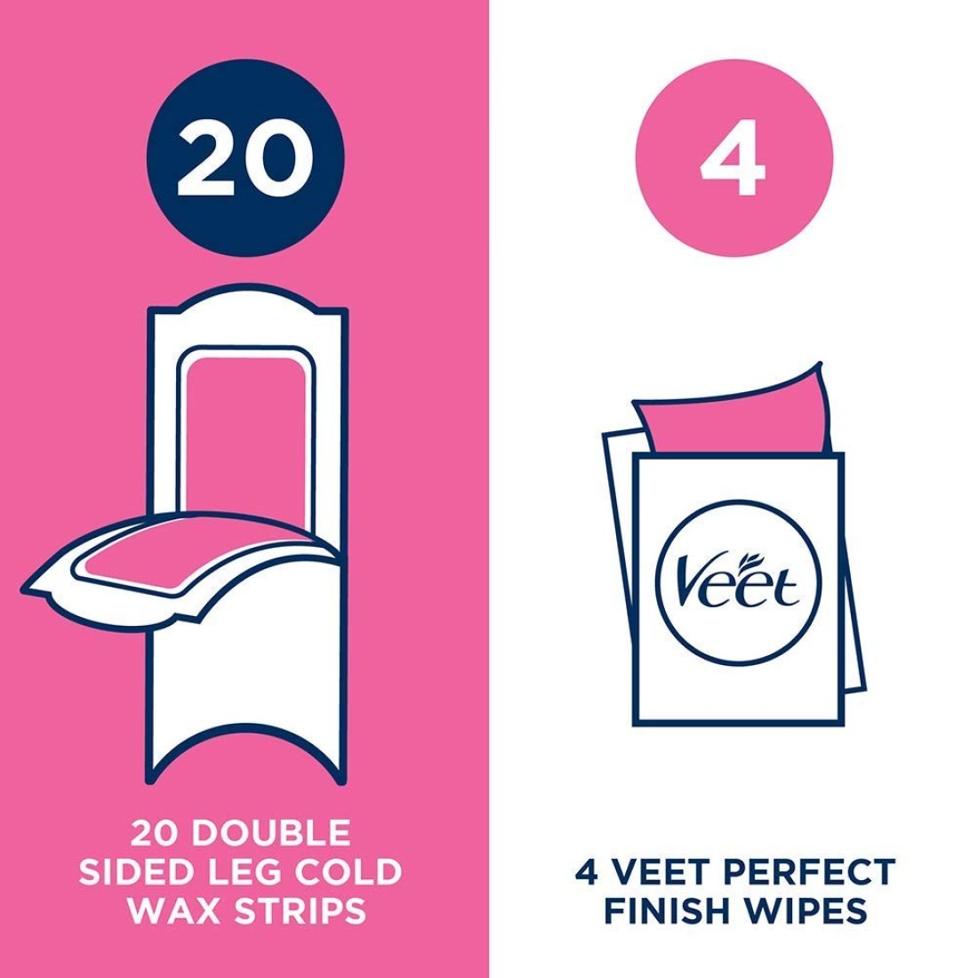 VeetReady To Use Wax Strips Normal x 40