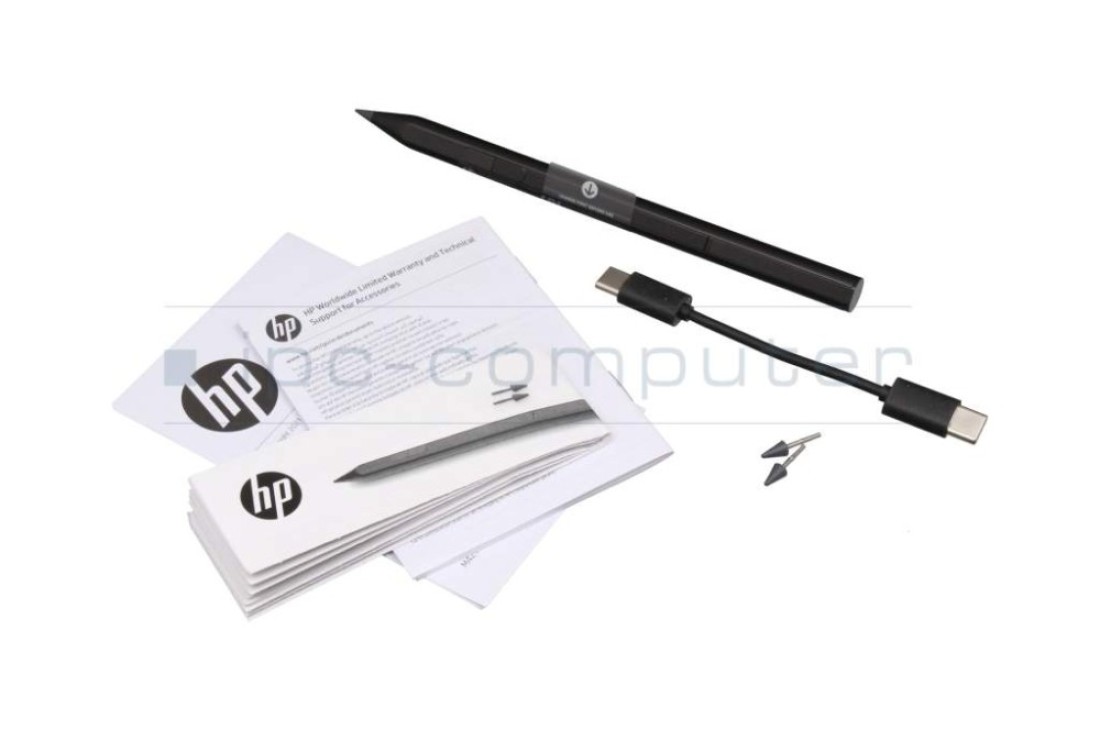 HP Rechargeable MPP 2.0 Tilt Pen - 6E5P0B Brand New 3J122AA#ABB, Black