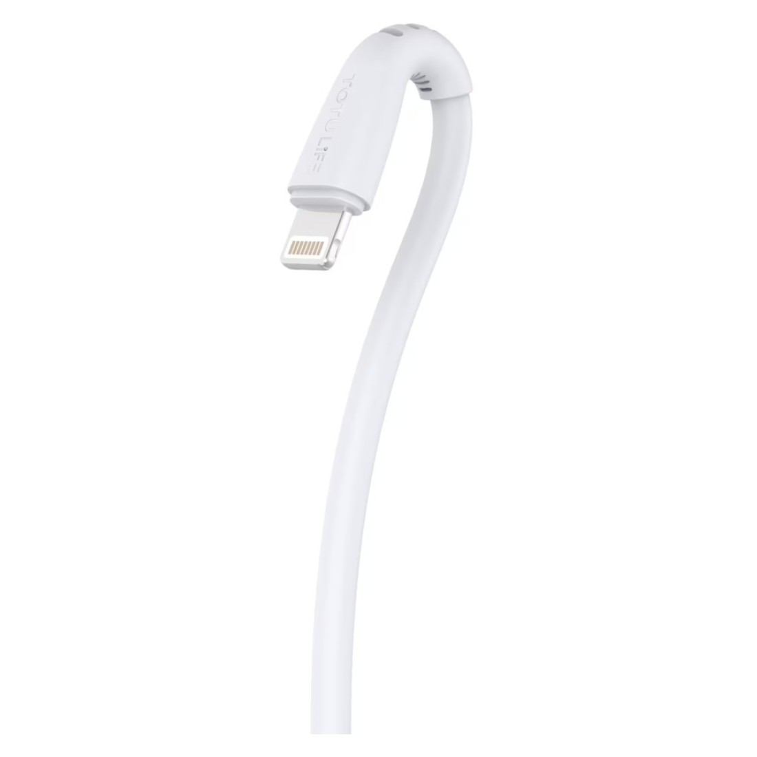 توتو لايف فلاكس سيريز بي دي كابل شحن USB-C إلى لايتنينج لمزامنة البيانات - أبيض 1 متر