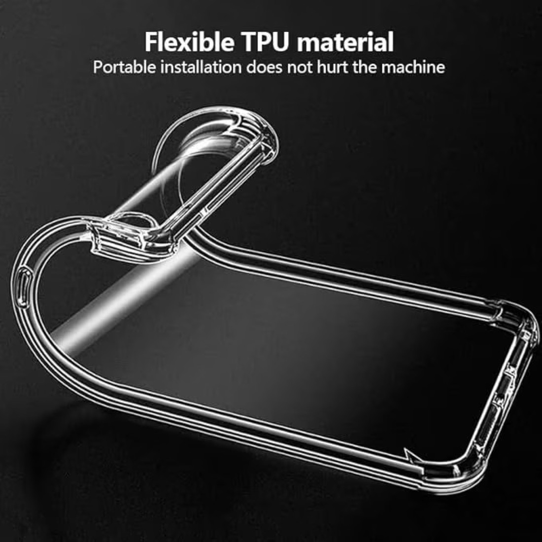Honor X9c Phone Case, Clear TPU Soft Silicone Protective Cover, Reinforced Corners, Scratch Resistant, Transparent