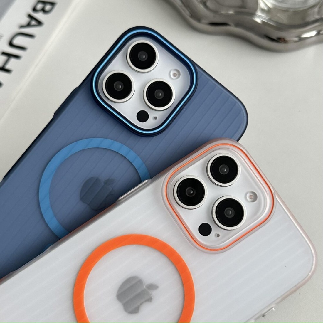 VIPCARE iPhone 16 Pro Case Cover With Compatible MagCase PC Series Orange