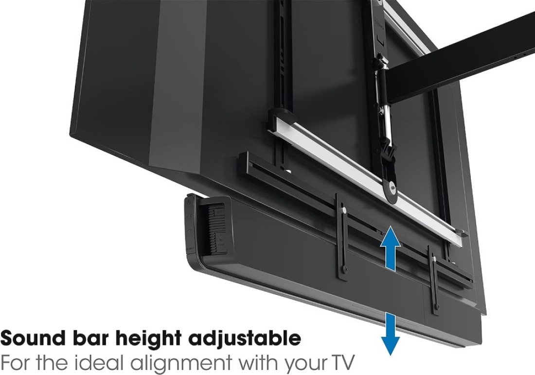 Vogel&#39;s Sound 3550 Universal Soundbar Mount Also Fits Bose 500/700 Sonos Arc/Beam/Playbar Samsung Sony LG And JBL For Vesa 100 To 600 Max. 14.3 Lbs (6,5 Kg)