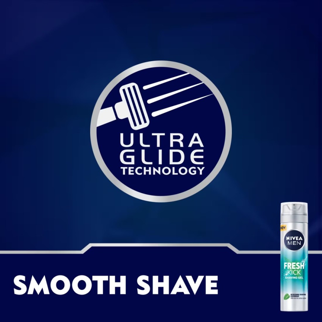 NIVEA MEN Fresh kick Shaving Foam 200ml