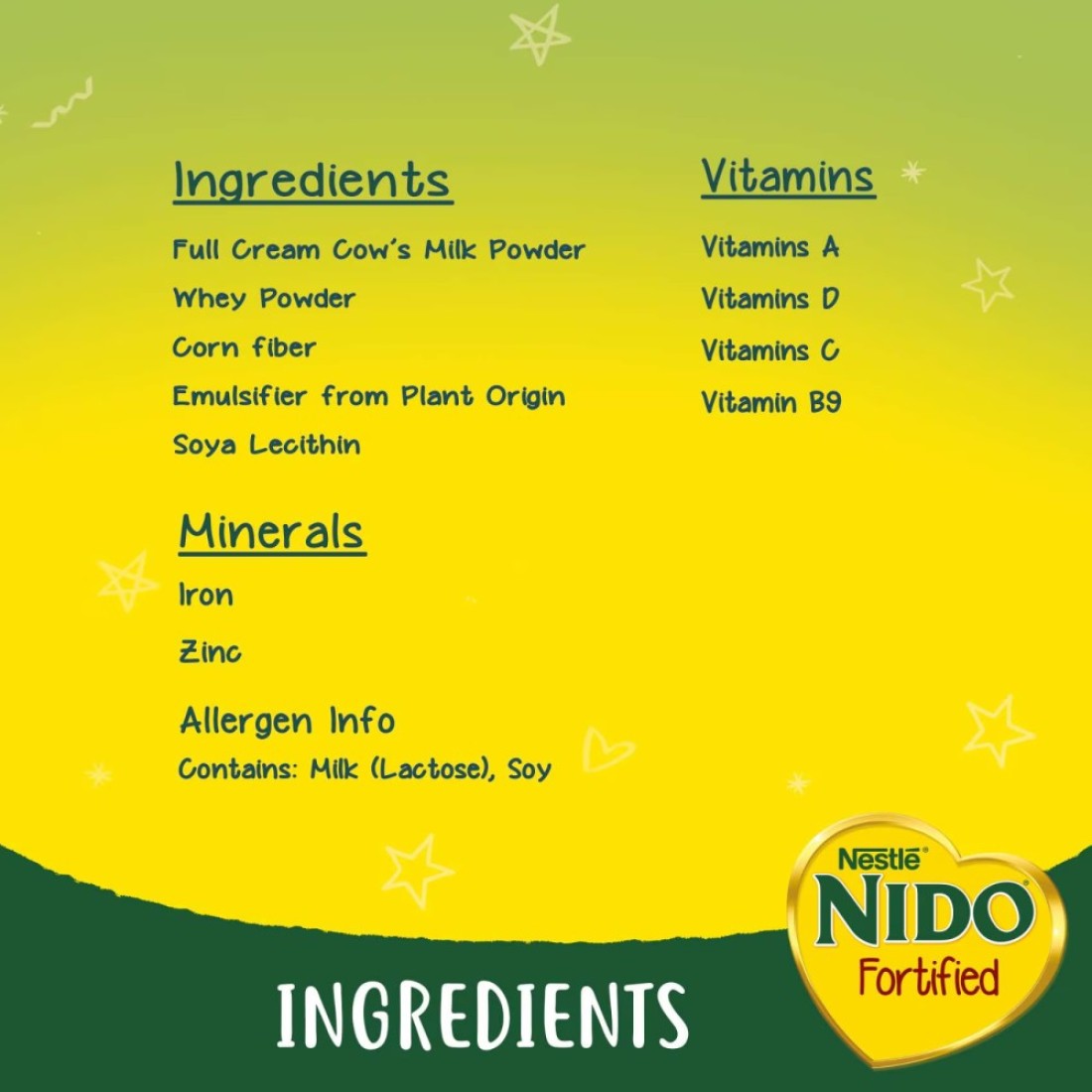 Nestle Nido Fortified Milk Powder Rich In Fiber Pouch 1800g