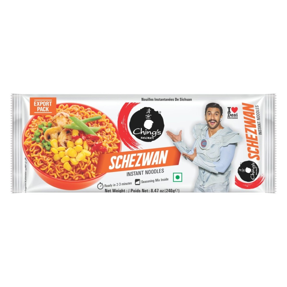 Ching&#39;s Secret Instant Noodles Family Pack 4 Noodles 240g