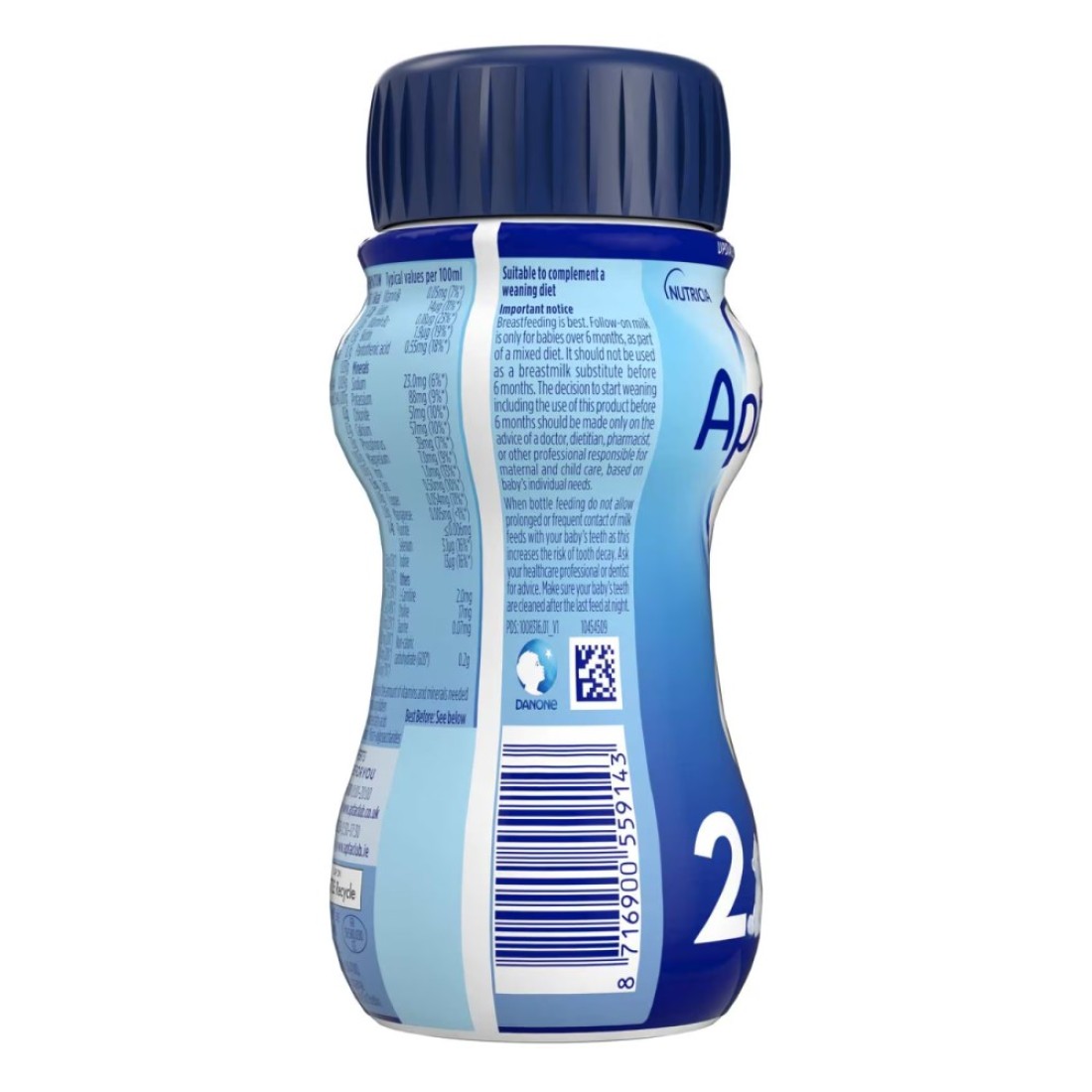Aptamil Follow On Milk Formula, Stage 2, from 6 to 12 Months, 200ml
