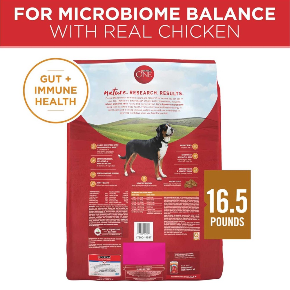 Purina ONE Chicken &amp; Rice Formula, Dog Food, 1.36kg