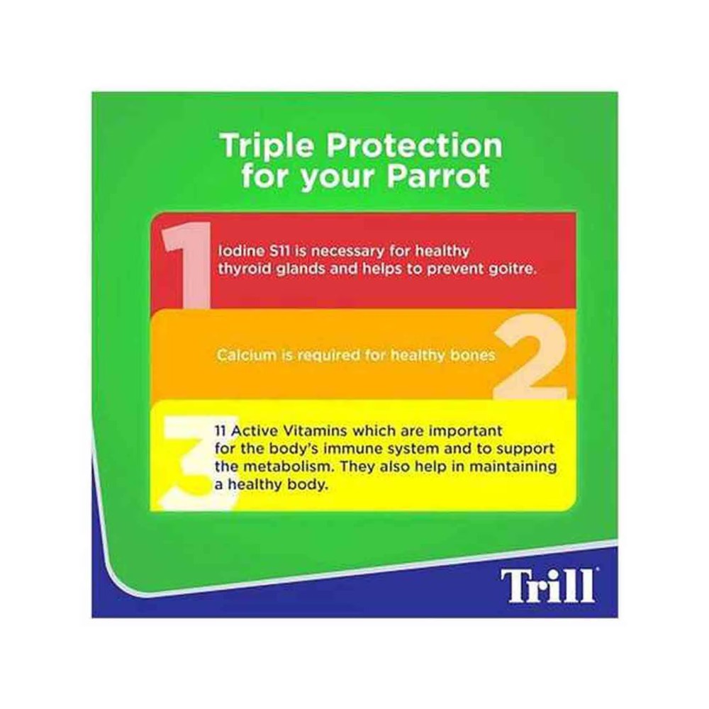 Trill Complete Parrot Food, 1kg