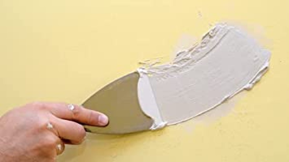 ABBASALI BOSSIL All-Purpose Putty, Putty Filler, Spackling for Drywall, Quick Drying, Designed for Interior and Exterior Home Use, Paintable, Permanent, Non-Shrinking, 500g &amp; 3&quot; Wall Scrapper