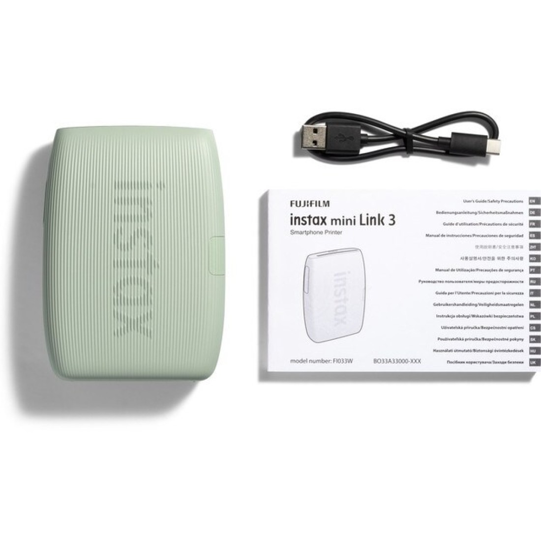 Fujifilm Instax Mini Link 3 Sage Green Instant Photo Printer