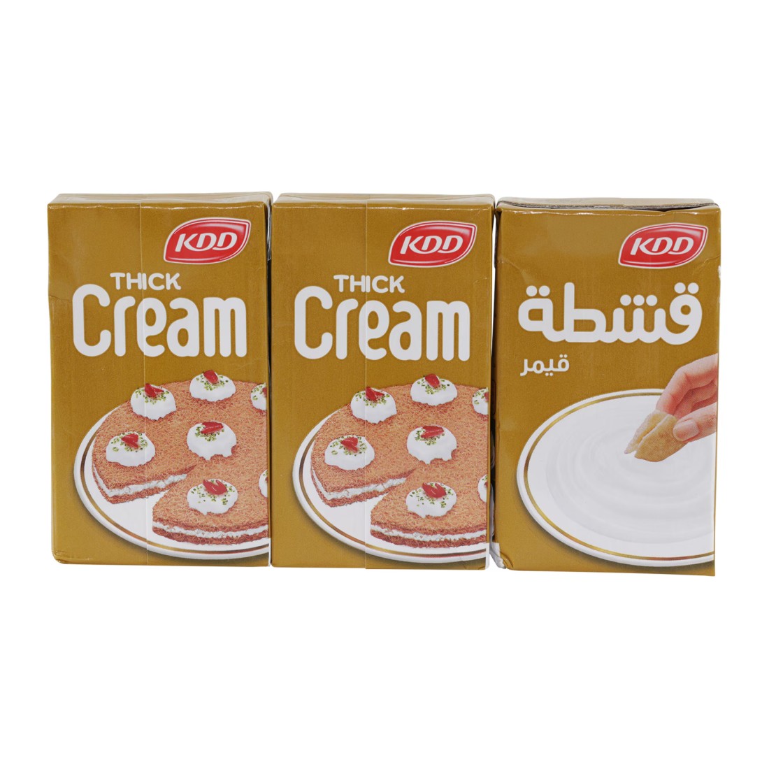 KDD Thick Cream, 250ml Pack of 3