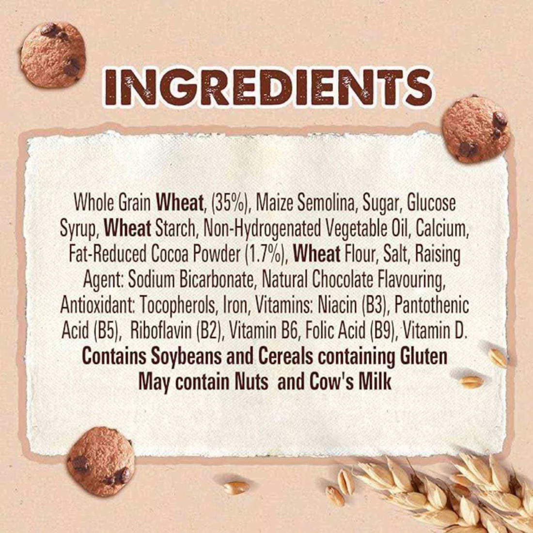 Nestle Whole Grain Cookie Crisp Cereal, 375g